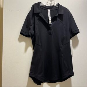 *NWT* Lululemon Black Quick Drying Polo